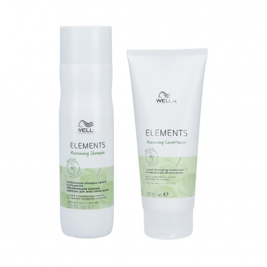 WELLA PROFESSIONALS ELEMENTS RENEWING Zestaw szampon 250ml + odżywka 200ml