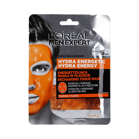 MEN EXPERT HYDRA ENERGETIC TISSUE MASK