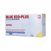 MED COMFORT Blue ECO-PLUS Guantes de nitrilo desechables, blue, talla S, 100 uds.