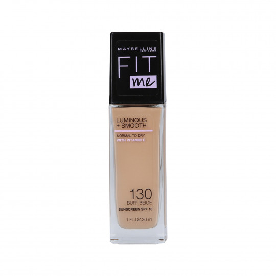 MAYBELLINE FIT ME LUMINOUS + SMOOTH Foundation 130 Buff Beige 30ml