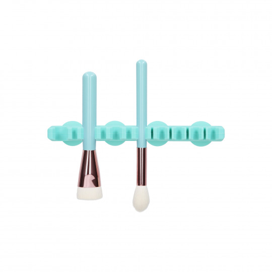 MIMO Support de Séchage en Silicone pour Pinceaux de Maquillage, Turquoise