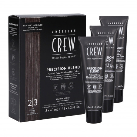 AMERICAN CREW Precision Blend Dark (2-3) coverage 3x40ml