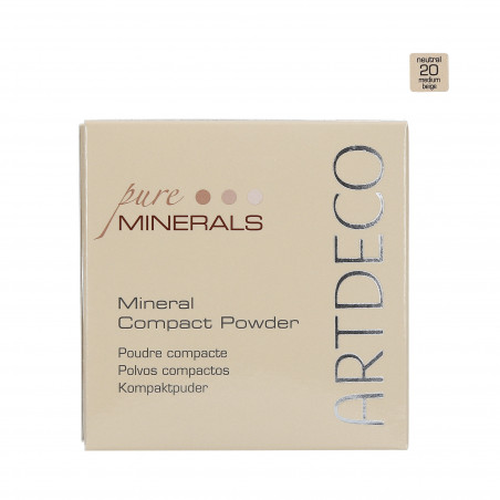 ARTDECO MINERAL COMAPCT Podkład mineralny w pudrze 20 Medium Beige 9g - 1 ARTDECO MINERAL COMAPCT Podkład mineralny w pudrze 20 Medium Beige 9g - 1