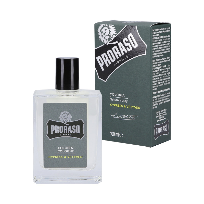 PRORASO CYPRES&VETYVER Eau de Colônia 100ml