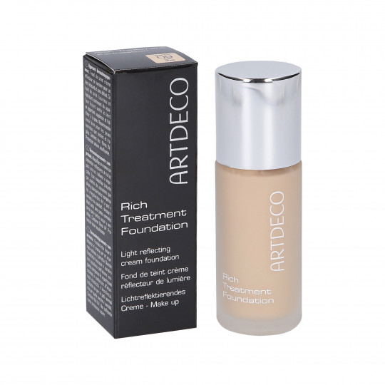 ARTDECO Rich Treatment Base Cremosa Iluminadora para Rosto 9 Soft Shell 20ml