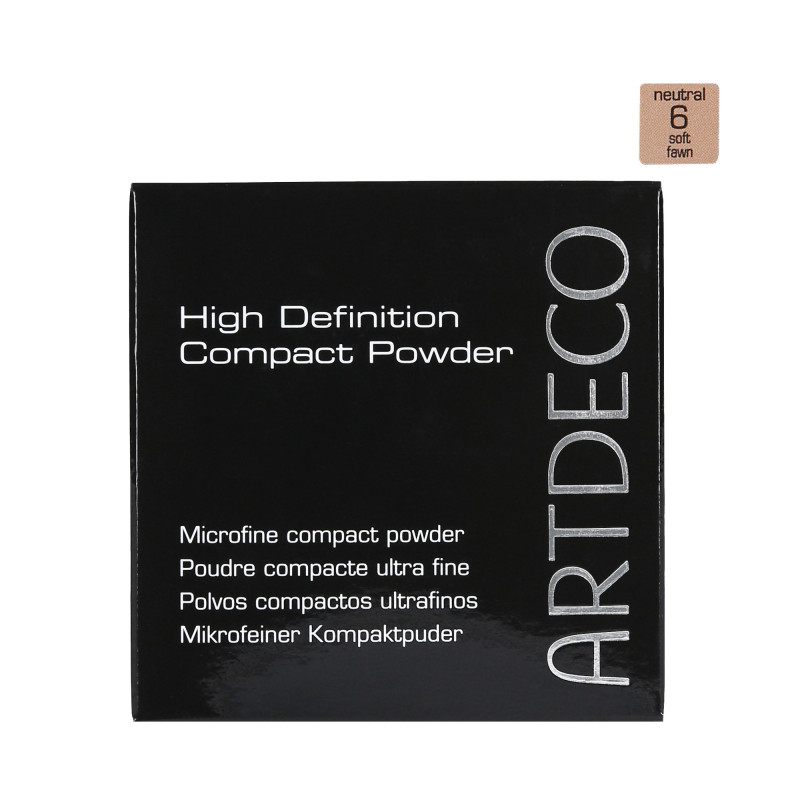 Pó facial compacto ARTDECO 6 Soft Fawn 10g