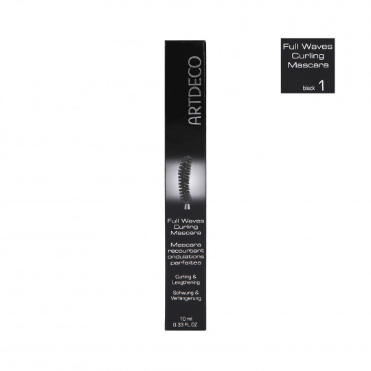 ARTDECO Waves Curling Curling og forlængende mascara 01 Sort 10ml