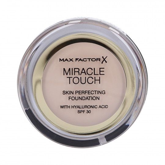 Base MAX FACTOR Miracle Touch com ácido hialurônico 040 Creamy Ivory