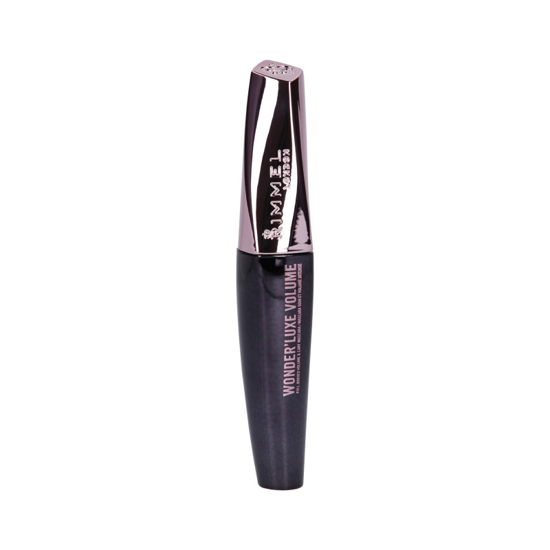 RIMMEL WONDER LUXE VOLUME Extreme Black tápláló szempillaspirál 12 ml