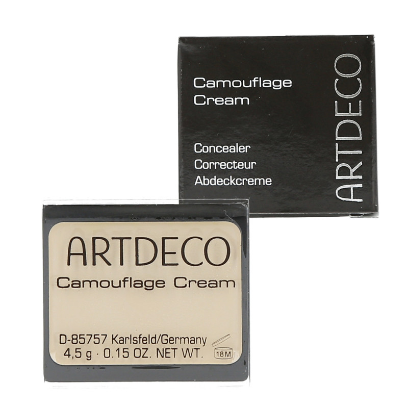 ARTDECO CAMOUFLAGE CREAM MAGNETIC Camouflage krém 1 Semlegesítő zöld 4,5 g