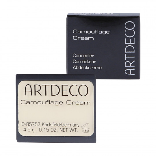 ARTDECO CAMOUFLAGE CREAM MAGNETIC Creme camuflado 2 Neutralizante Amarelo 4,5g