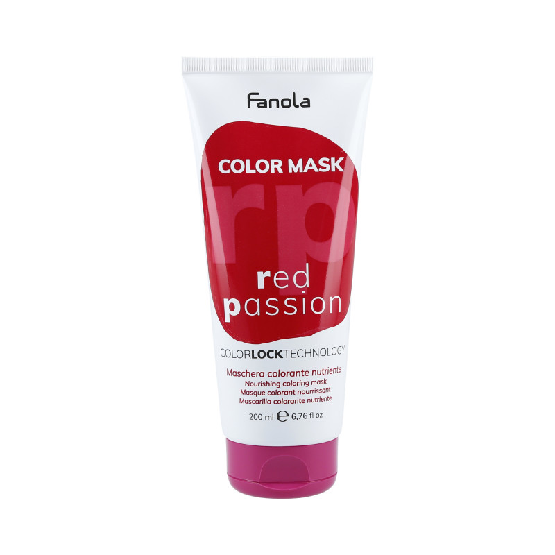 FANOLA COLOR Rød hårfarvningsmaske 200ml