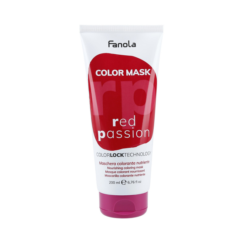 FANOLA COLOR Máscara de coloração vermelha 200ml