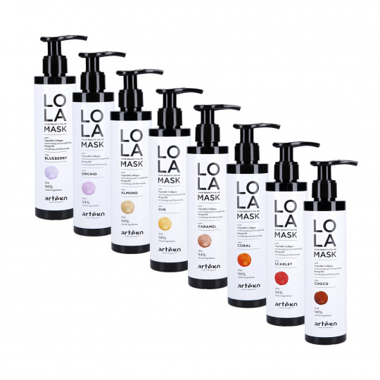 ARTEGO LOLA Máscara tonificante para cabelos coloridos Mirtilo 200ml