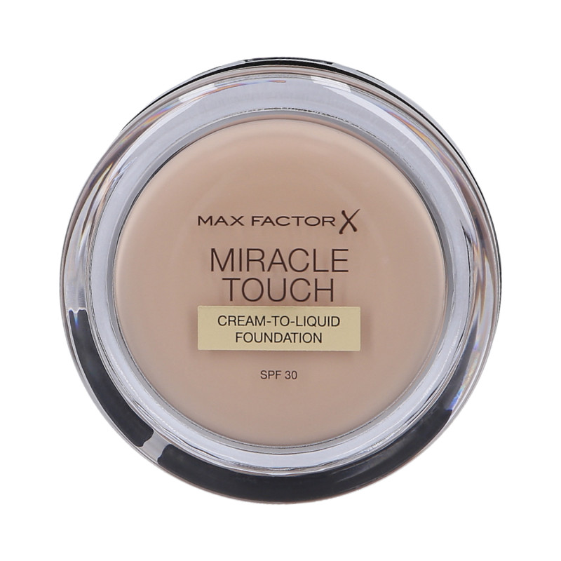 MAX FACTOR Miracle Touch Fondotinta con acido ialuronico 045 Warm Almond