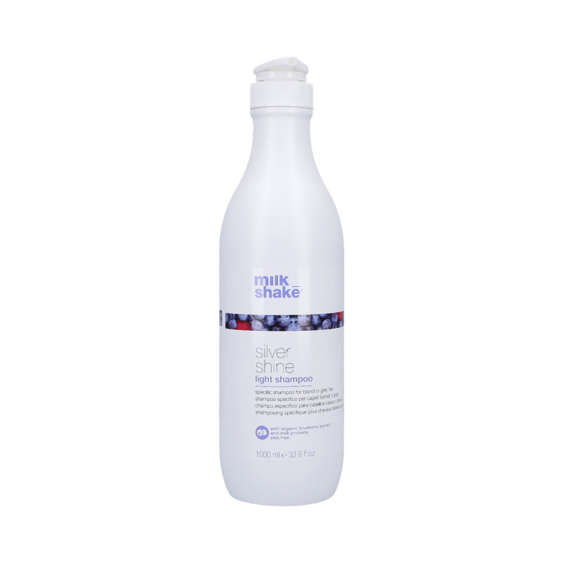 MILK SHAKE SILVER SHINE Shampoo para cabelos grisalhos reduzindo reflexos amarelos 1000ml