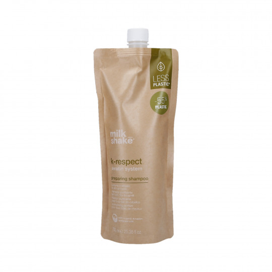 MILK SHAKE K-RESPECT Shampoo capilar preparado para tratamento alisante 750ml