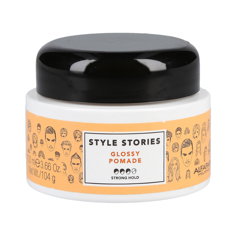 ALFAPARF STYLE STORIES Glossy Pomade Woskowa pomada do stylizacji włosów 100ml