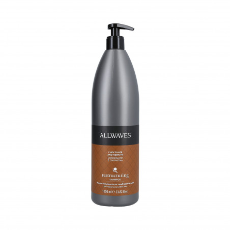 Allwaves Professionnelle Wiederaufbau-Shampoo mit Keratin 1000 ml