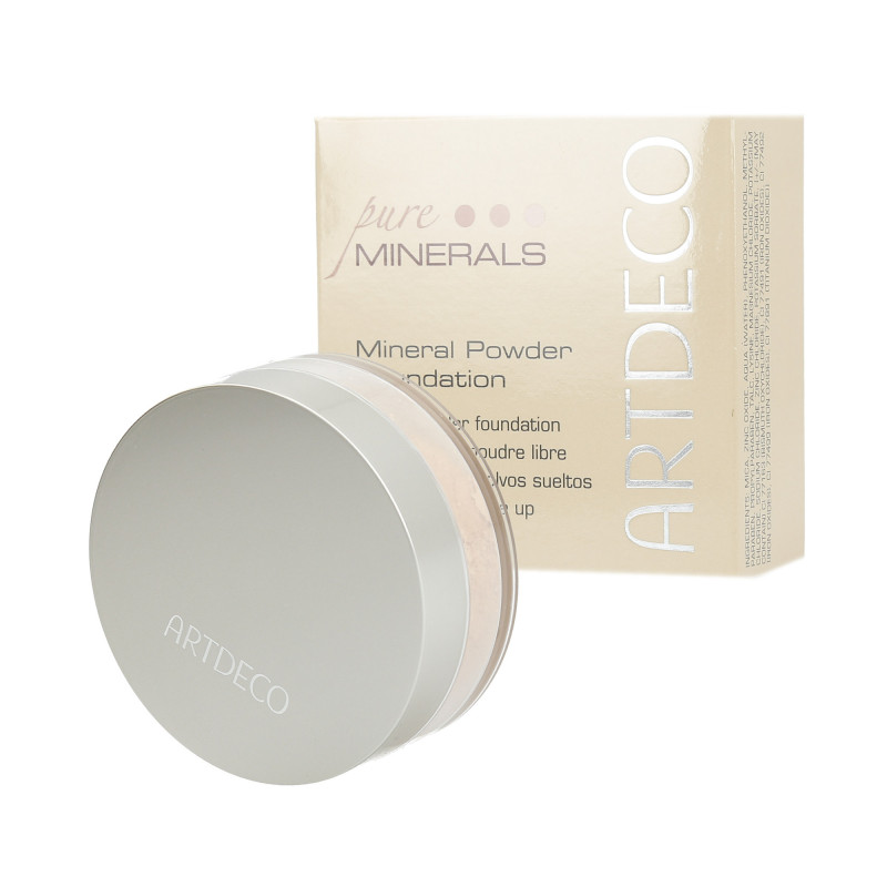 ARTDECO PURE MINERALS Mineraalipuuterimeikkivoide 4 Vaalea beige 15g