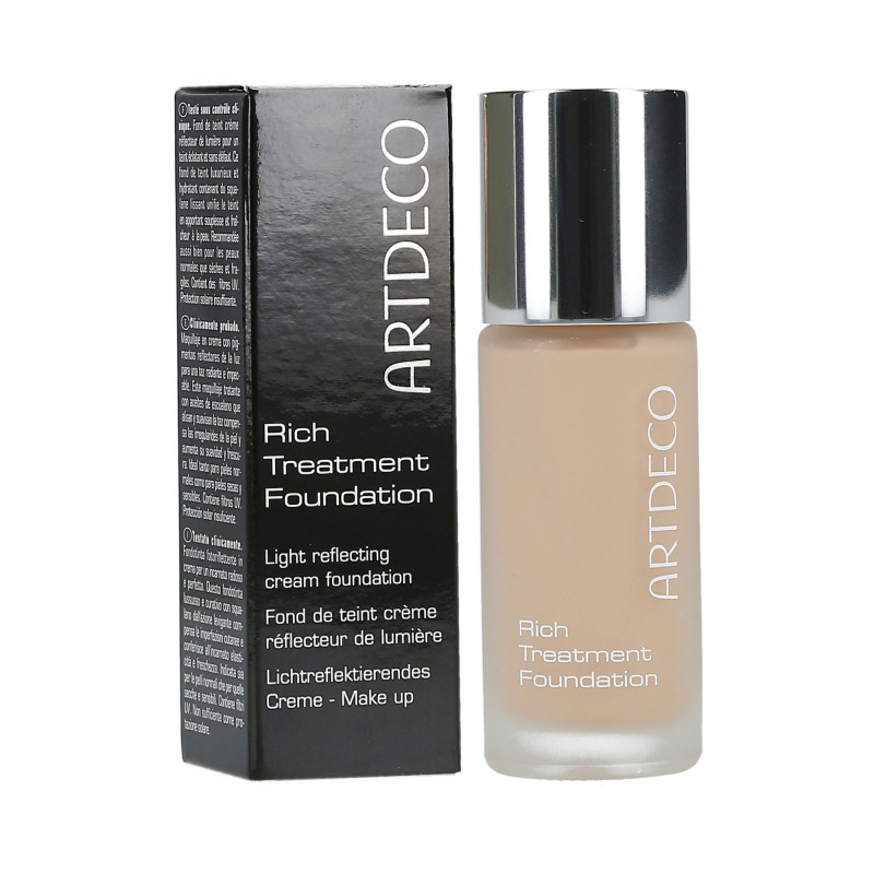 ARTDECO Rich Treatment Kremowy rozświetlający podkład do twarzy 12 Vanilla Rose 20ml