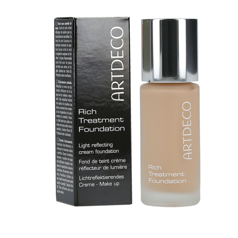 ARTDECO Rich Treatment Krémes világító arc alapozó 15 kasmír rózsa 20 ml