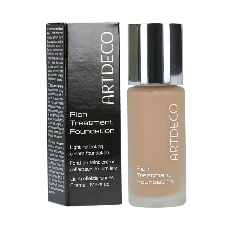 ARTDECO Rich Treatment Kremowy rozświetlający podkład do twarzy 21 Delicious Cinnamon 20ml