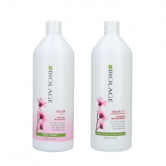 BIOLAGE COLORLAST Conjunto para cabelos coloridos shampoo 1000ml + condicionador 1000ml