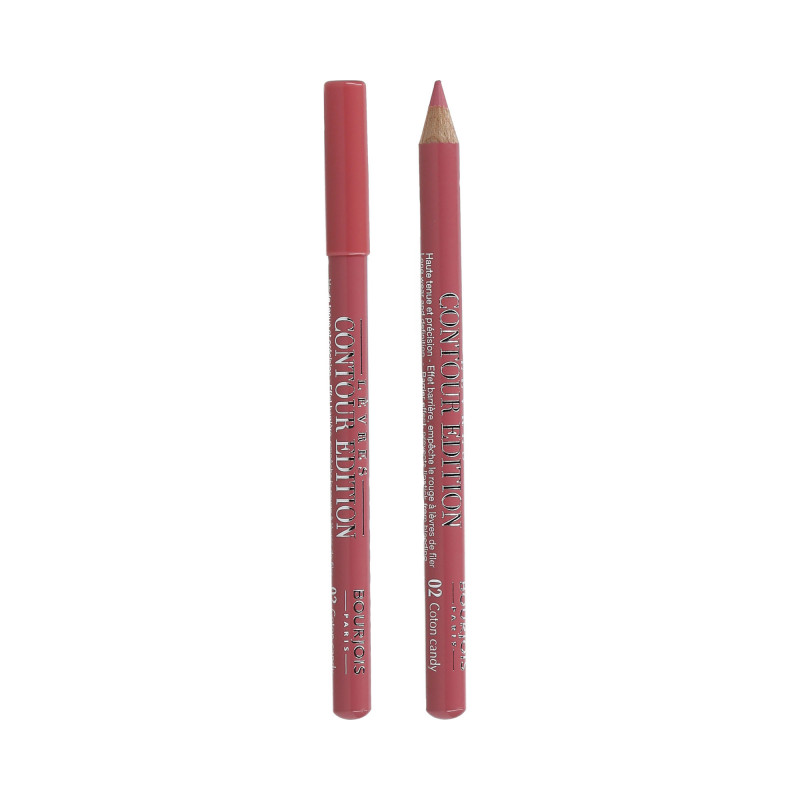 BOURJOIS Contour Edition Trwała konturówka do ust 02 Coton Candy 1,14g