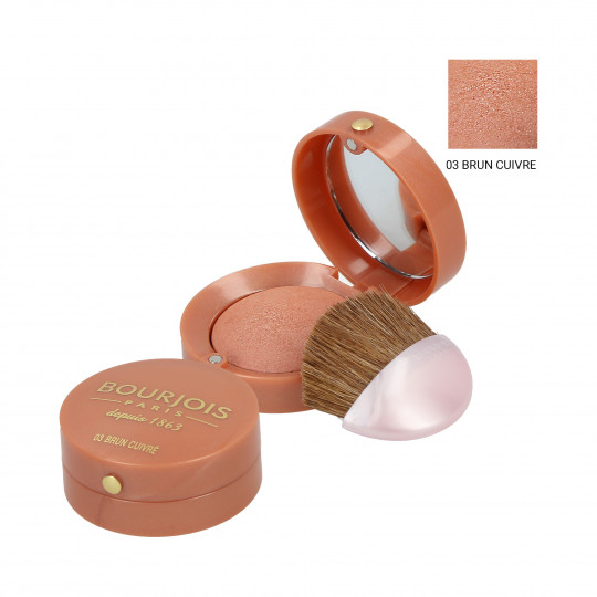 BOURJOIS Little Round Pot Blush 03 Marrom 2,5g