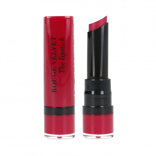 BOURJOIS Rouge Velvet Langtidsholdbar mat læbestift 09 Fuchsia Botte 2,4g