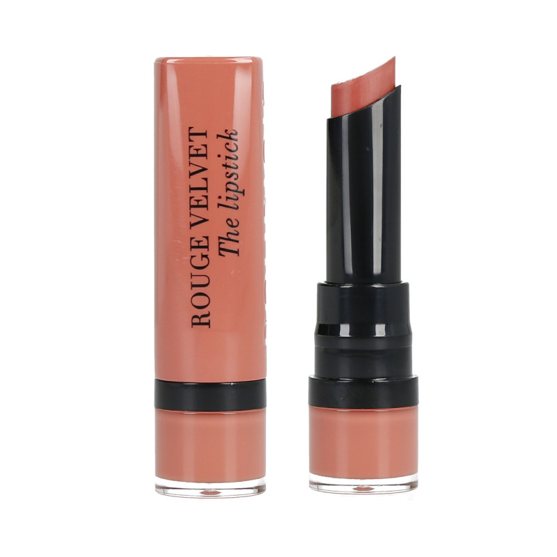 BOURJOIS Rouge Velvet Batom fosco de longa duração 15 Peach Tatin 2,4g