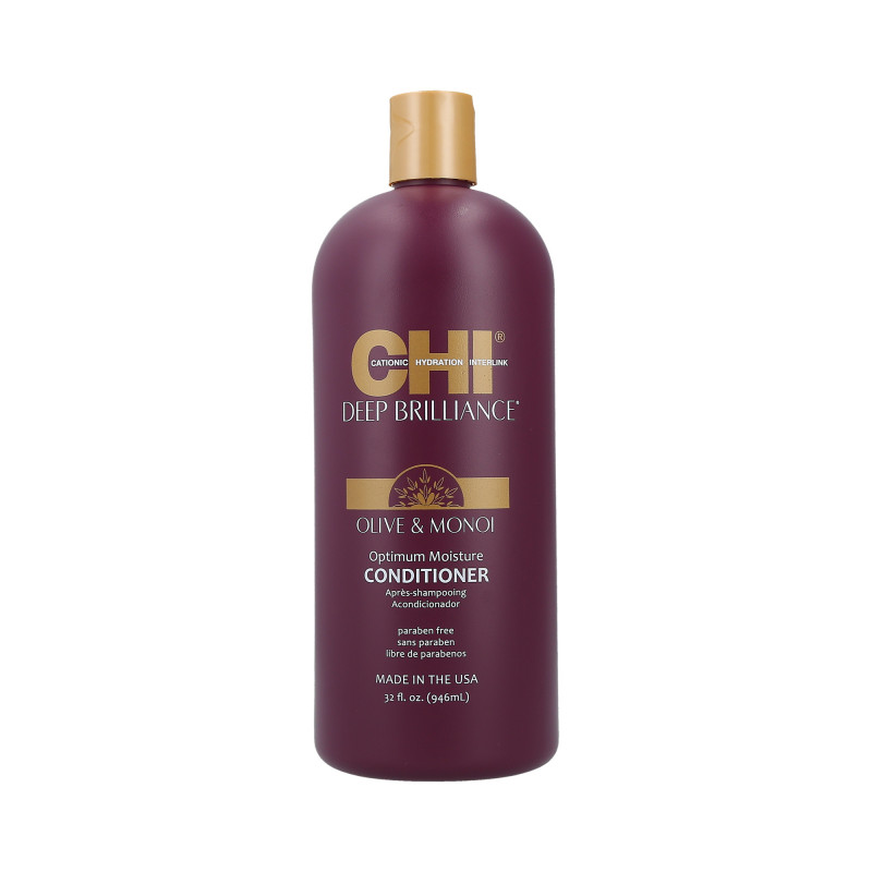 CHI DEEP BRILLIANCE Olive&Monoi Nawilżająca odżywka do włosów 946ml