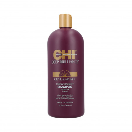 CHI DEEP BRILLIANCE Olive&Monoi Nawilżający szampon do włosów 946ml