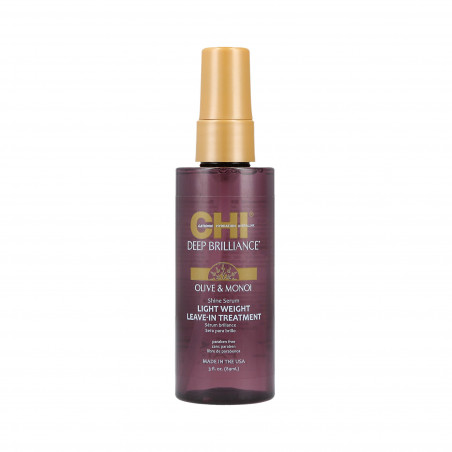 CHI DEEP BRILLIANCE Olive&Monoi Serum nabłyszczające do włosów 89ml