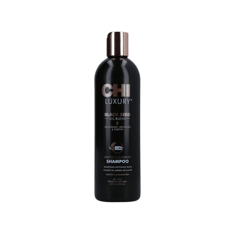 CHI LUXURY BLACK SEED OIL Shampoo de limpeza suave 355ml