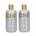 CHI KERATIN Gold Champú 350 ml + Acondicionador 350 ml