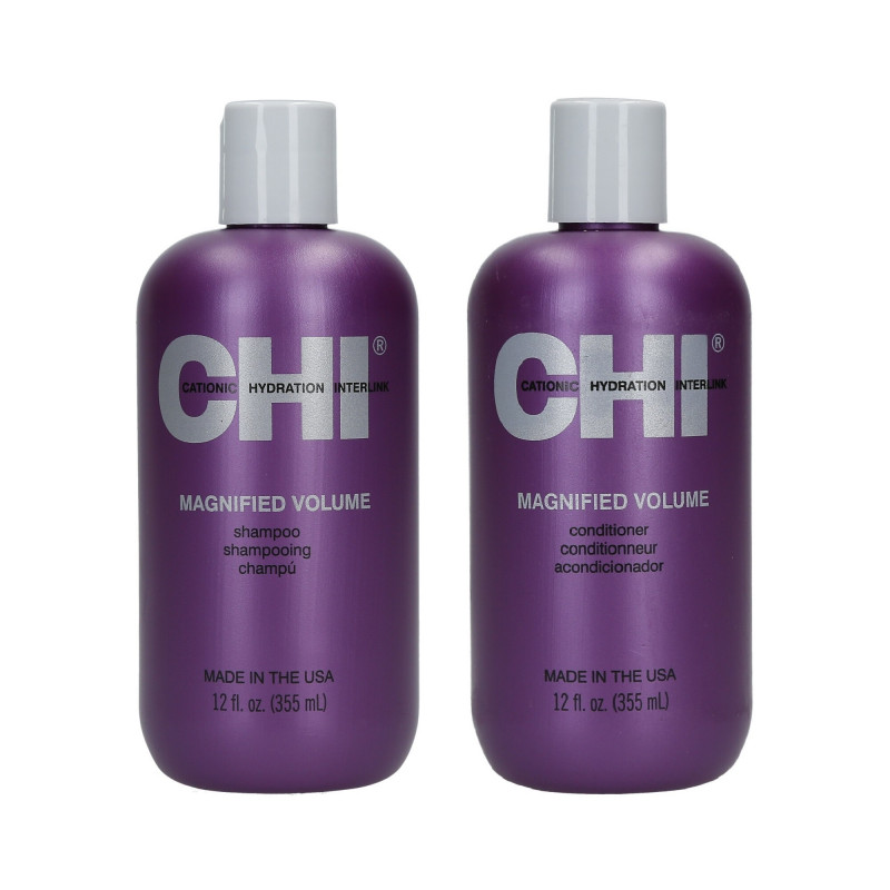 CHI MAGNIFIED VOLUME Shampooing 355ml + Conditionneur 355ml