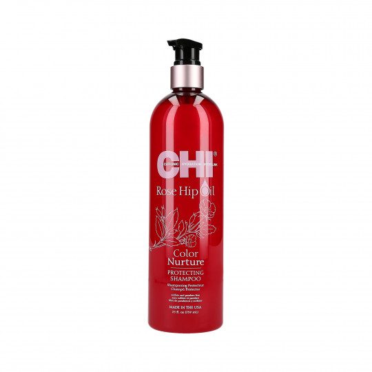 CHI ROSE HIP OIL Shampoo protetor para cabelos coloridos 739ml