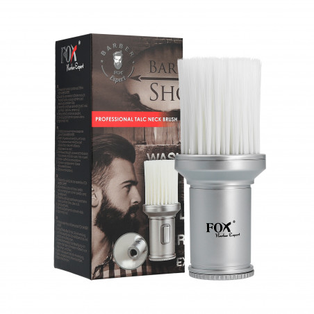 FOX PROFESSIONAL BARBER EXPERT Neck brush with talc box 