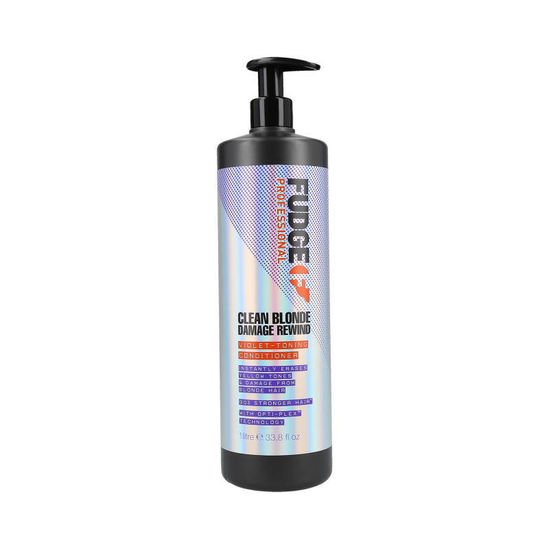 FUDGE PROFESSIONAL CLEAN BLONDE Condicionador Damage Rewind para cabelos loiros 1000ml