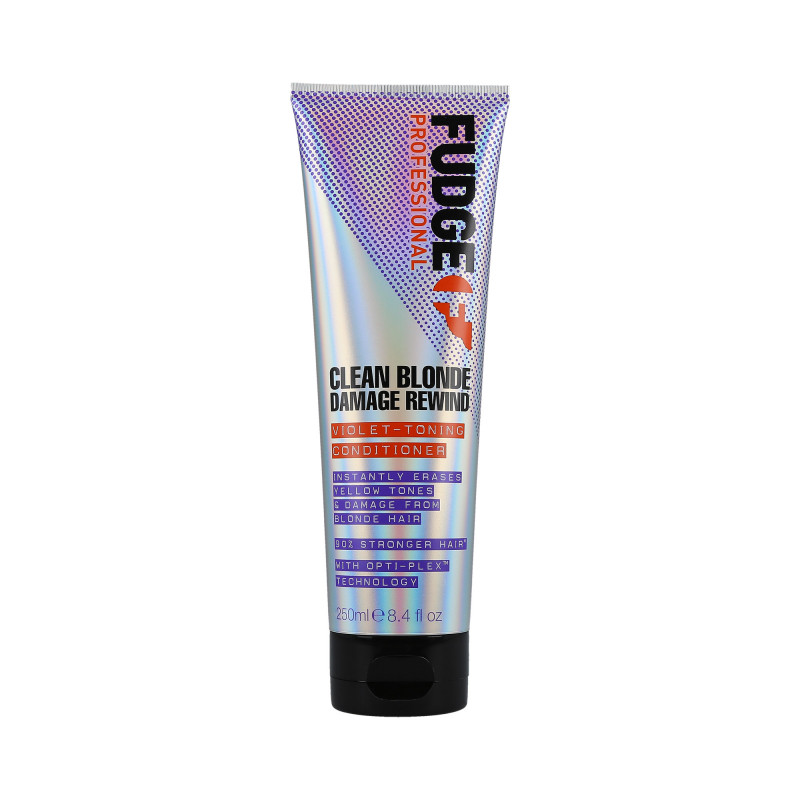 FUDGE PROFESSIONAL CLEAN BLONDE Condicionador Damage Rewind para cabelos loiros 250ml