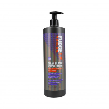 FUDGE PROFESSIONAL CLEAN BLONDE Damage Rewind Szampon do włosów blond 1000ml FUDGE PROFESSIONAL CLEAN BLONDE Damage Rewind Szampon do włosów blond 1000ml