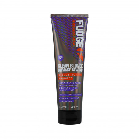 FUDGE PROFESSIONAL CLEAN BLONDE Damage Rewind Shampoo per capelli biondi 250ml