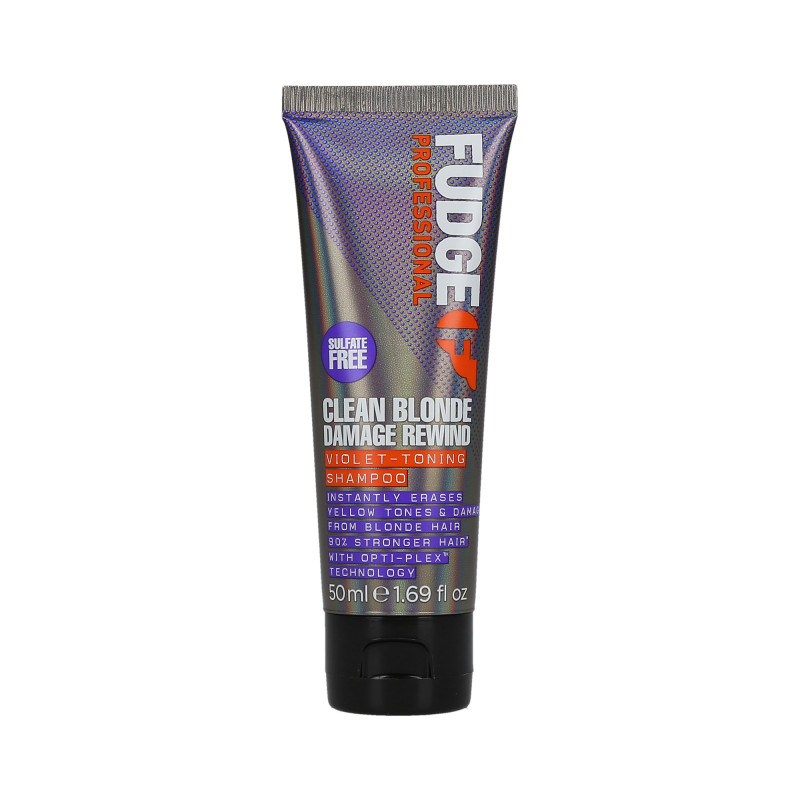 FUDGE PROFESSIONAL CLEAN BLONDE Damage Rewind Szampon do włosów blond 50ml