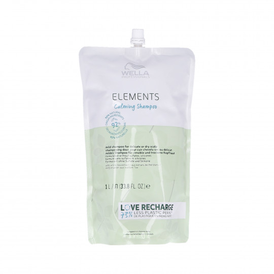 WELLA PROFESSIONALS ELEMENTS Champô suave para cabelo sachê de 1000 ml