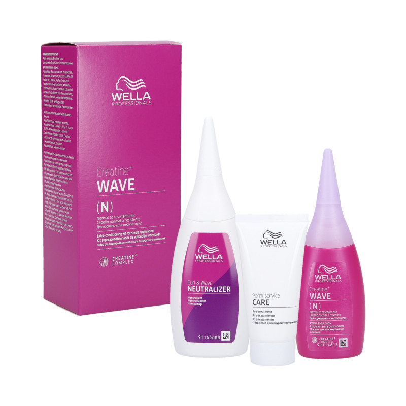 WELLA PROFESSIONALS WAVE Conjunto de permanente para cabelos normais