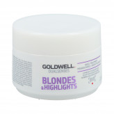 Goldwell Dualsenses Blondes & Highlights Trattamento 60-secondi per capelli biondi 200 ml 