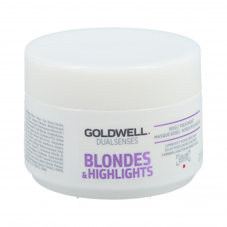 Goldwell Dualsenses Blondes & Highlights Trattamento 60-secondi per capelli biondi 200 ml 