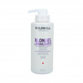 GOLDWELL DUALSENSES BLONDES&HIGHLIGHTS 60-sekundová kúra pre blond a melírované vlasy 500 ml